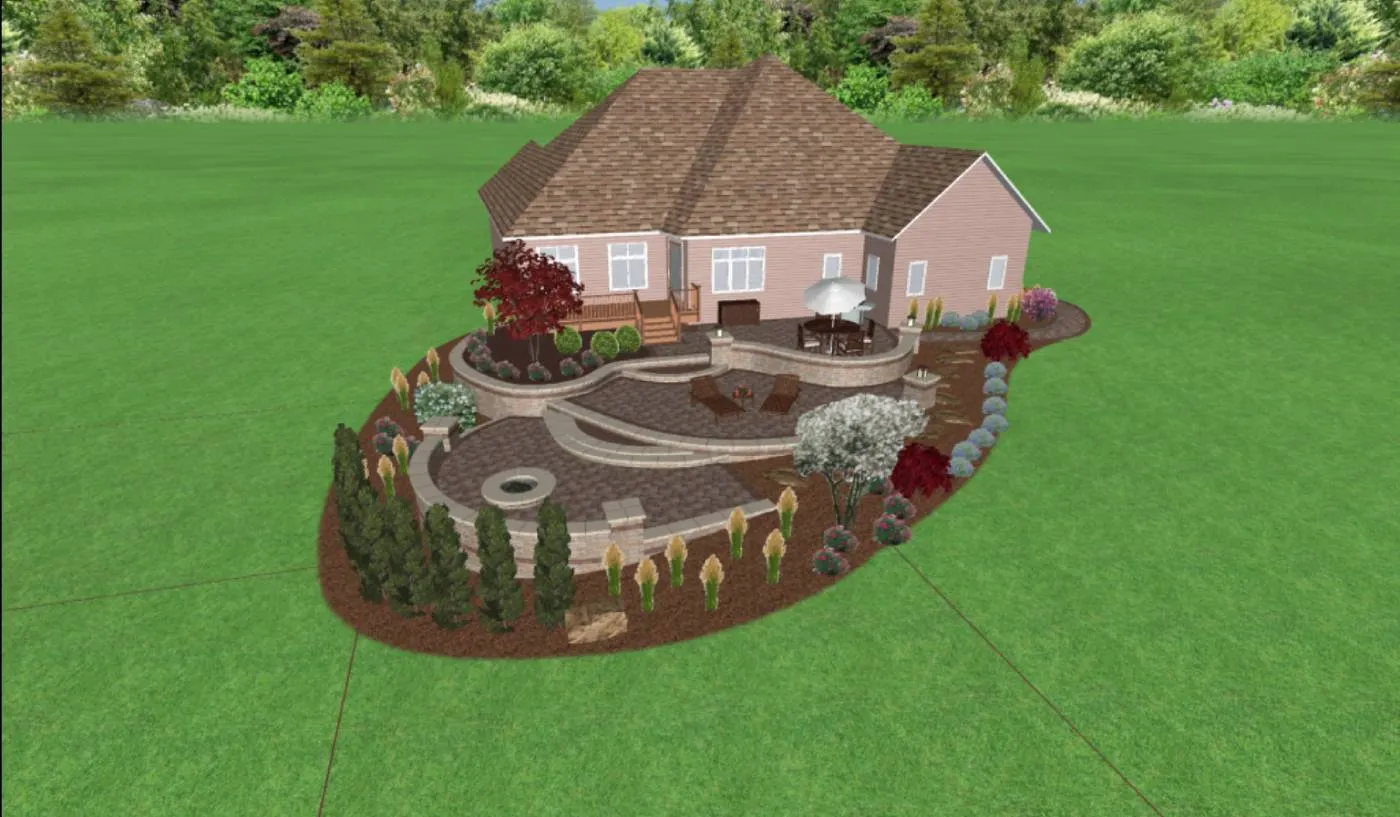 Landscape Design project by Dravis Landscaping