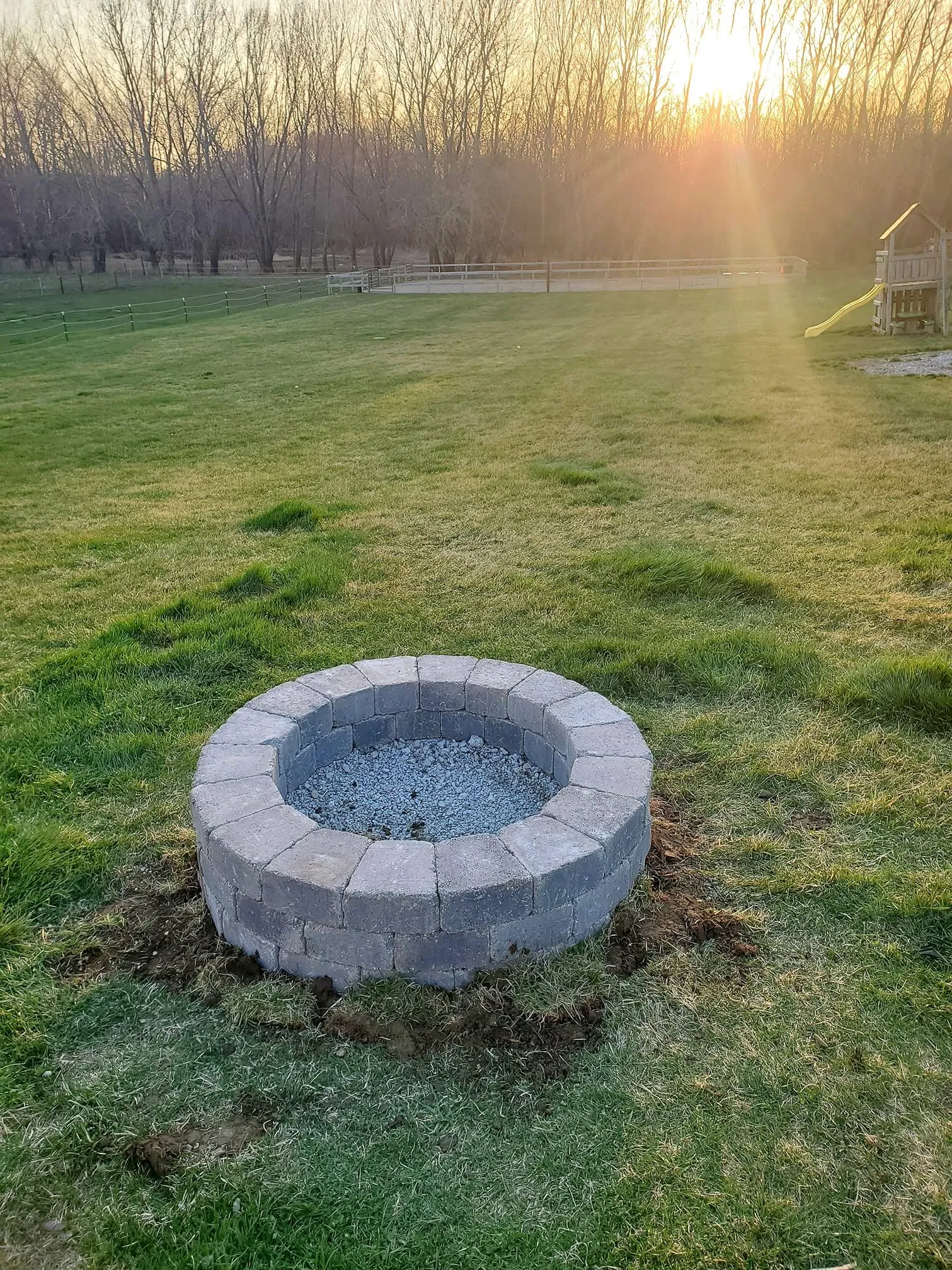 Fire Features project by Dravis Landscaping