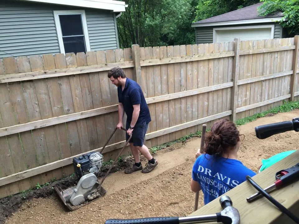 Site Grading project by Dravis Landscaping