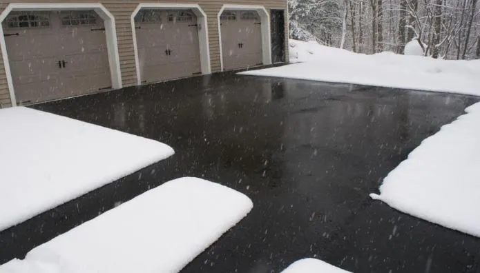 Heated Driveways project by Dravis Landscaping